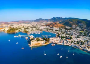 Bodrum Türkiye Ege kıyıları ve Bodrum Yarımadası