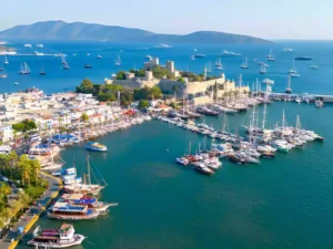 Bodrum Yarımadası coğrafyası koyları ve Ege Denizi